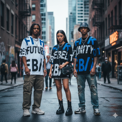 Áo thun in chữ thời trang cho giới trẻ