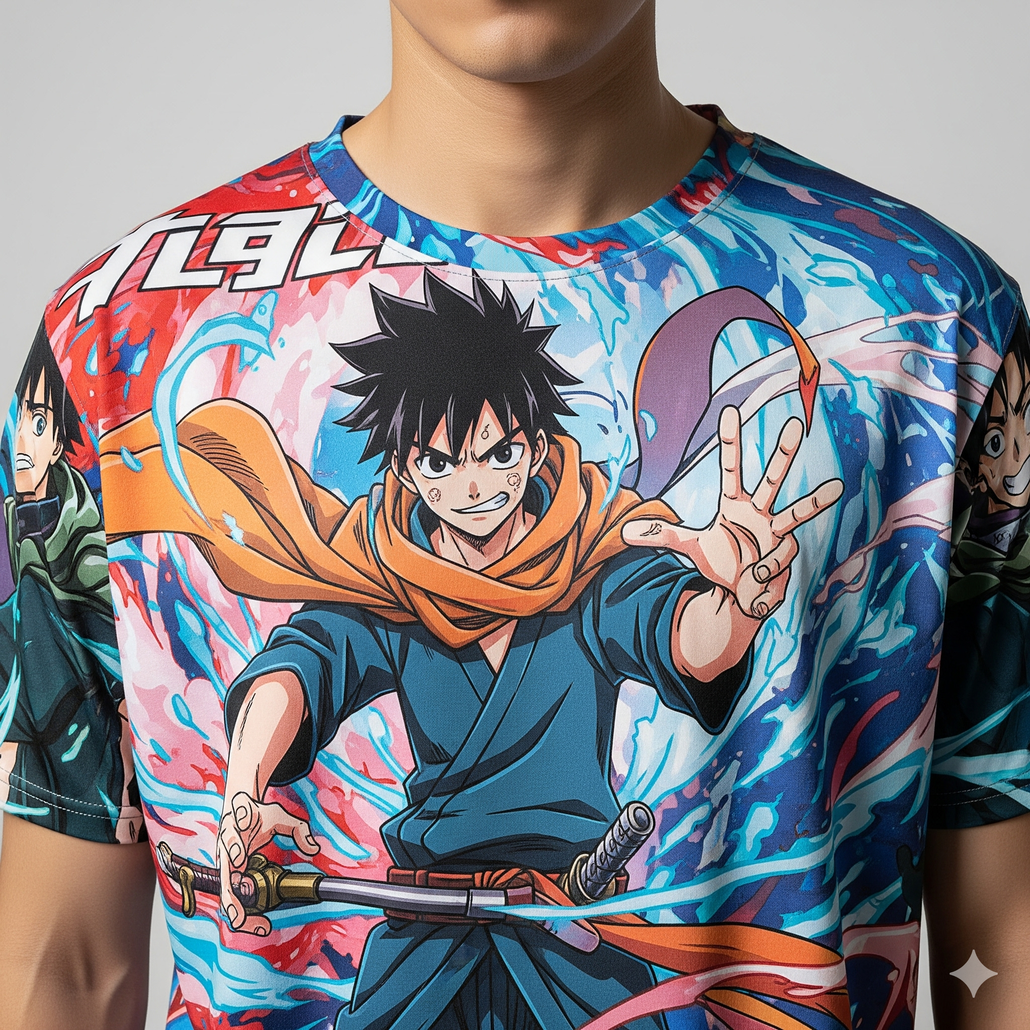 Nguoi-mac-ao-thun-anime-in-sac-net Người mặc áo thun anime in sắc nét