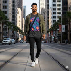 Áo thun in hình chất lượng cao thể hiện phong cách hiện đại