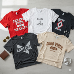 Các kiểu áo thun in chữ hot trend năm 2025