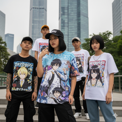 Xu hướng áo thun in hình anime của giới trẻ